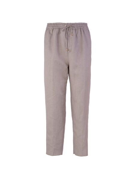 Shop ETRO  Pantalone: Etro pantaloni jogging in misto lino con coulisse in vita.
Comfort fit.
Tasche a filetto laterali.
Tasche a pattina sul retro.
Elastico con coulisse in vita con finalini logati.
Fondo gamba sfilato 18 cm.
Composizione: 45% lino 55% lyocell.
Made in Italy.. 1W767 1057-800